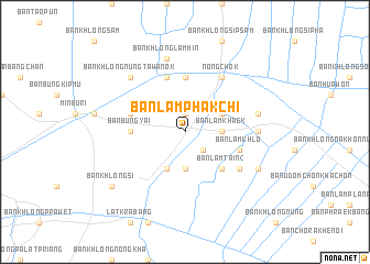 map of Ban Lam Phak Chi