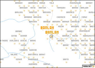 map of Bản Lam