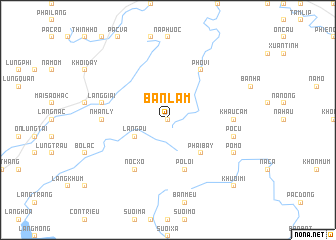 map of Bản Lăm