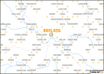 map of Bản Lăng
