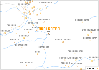 map of Ban Lantèn