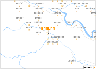 map of Bản Lân