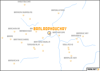 map of Ban Laophouchay