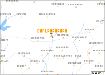 map of Ban Lao Phruan