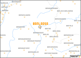 map of Ban Laosa