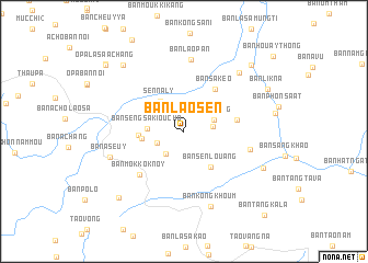 map of Ban Laosèn