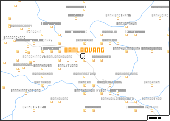 map of Bản Lao Vang