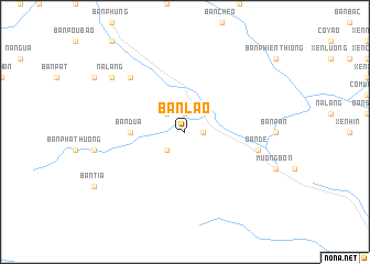 map of Bản Lao