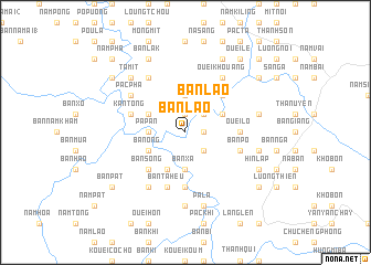 map of Bản Lao
