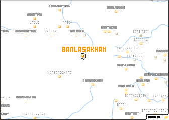 map of Ban La Sa Kham