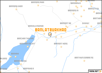 map of Ban Lat Bua Khao