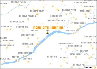 map of Ban Latkhamoun