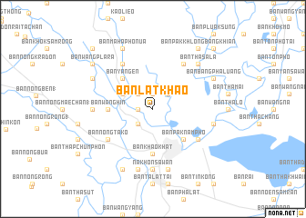 map of Ban Lat Khao