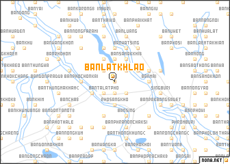 map of Ban Lat Khlao