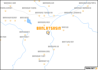 map of Ban Latsasin