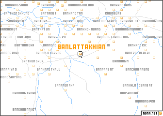 map of Ban Lat Takhian