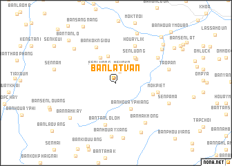 map of Ban Latvan