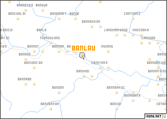 map of Bản Lau