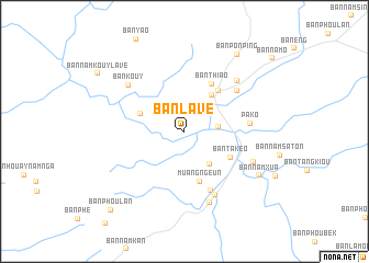 map of Ban Lavè