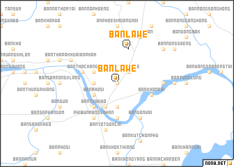 map of Ban Lawe