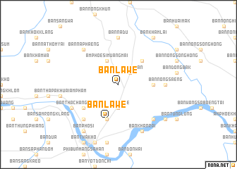 map of Ban Lawe