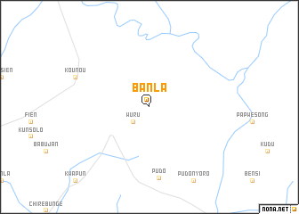 map of Banla