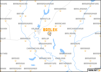 map of Ban Lek