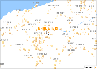 map of Banleteri