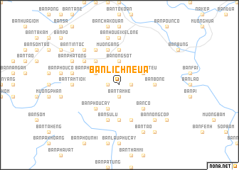 map of Bản Lich Neua