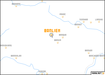 map of Bản Liem