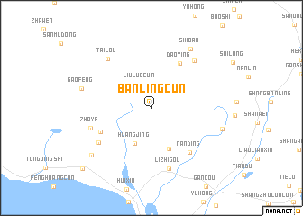 map of Banlingcun