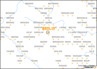 map of Bản Lin