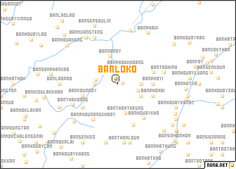 map of Ban Lôko