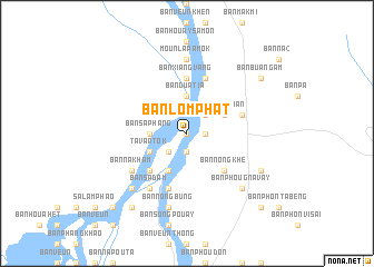 map of Ban Lômphat