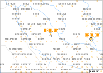 map of Bản Lốm