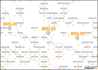 map of Bản Lốm