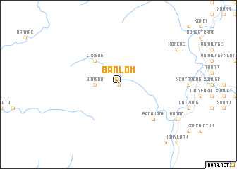 map of Bản Lôm