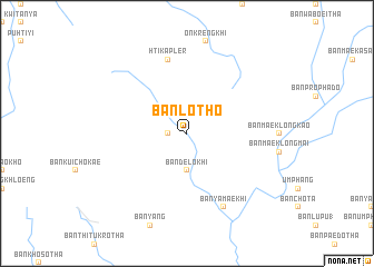 map of Ban Lo Tho