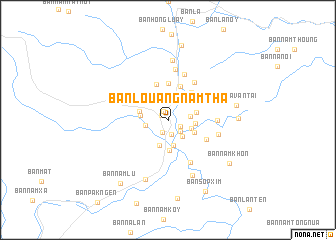 map of Ban Louangnamtha