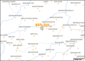 map of Ban Louk