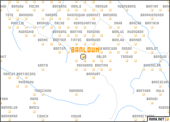 map of Bản Lo Um