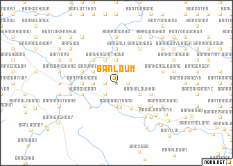 map of Ban Loum