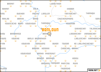 map of Bản Loun