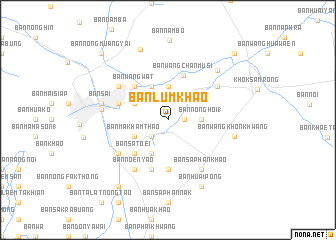 map of Ban Lum Khao