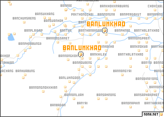 map of Ban Lum Khao