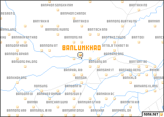 map of Ban Lum Khao