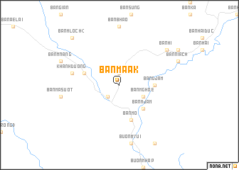 map of Ban Ma Ak