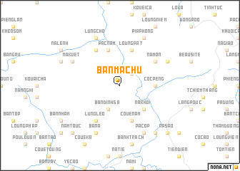 map of Bản Ma Chu