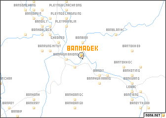 map of Ban Ma Dek