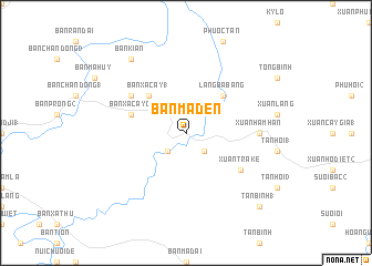 map of Ban Ma Den